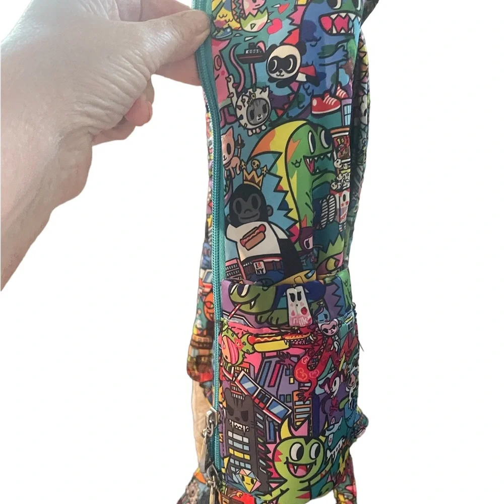 TOKIDOKI Kaiju City 13BP02AT Mini Be Back Pack Be Right Back NWOT